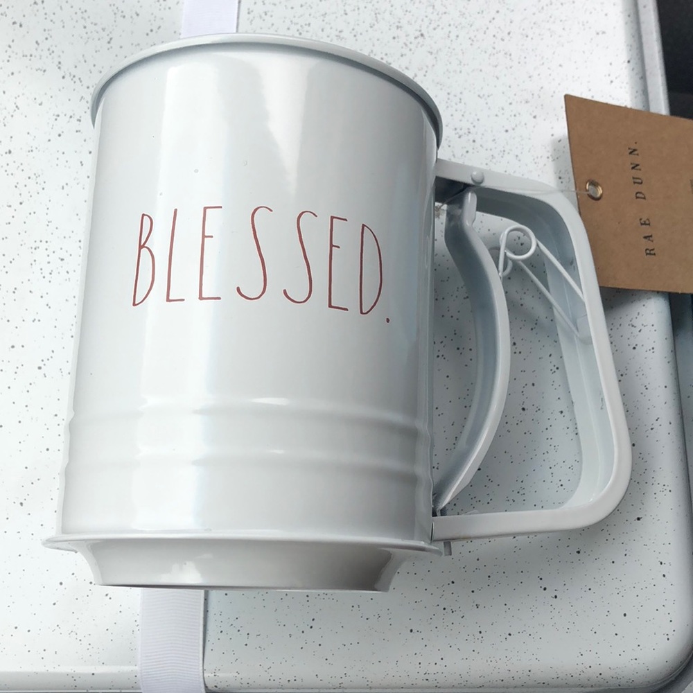 Rae Dunn Blessed sifter